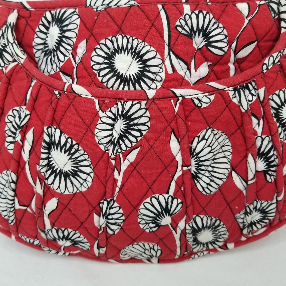 Vera Bradley Retired Deco Daisy Saddle Up Bag - Picture 3 of 14